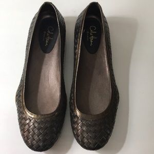 Cole Haan G Series Nike Air bronze ballet flats